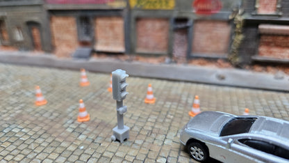 Baustellenampel Verkehrsampel mobile Ampel Baustelle aus Resin