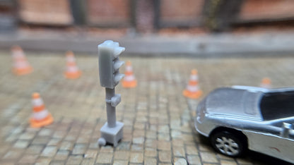 Baustellenampel Verkehrsampel mobile Ampel Baustelle aus Resin