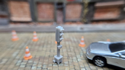 Baustellenampel Verkehrsampel mobile Ampel Baustelle aus Resin