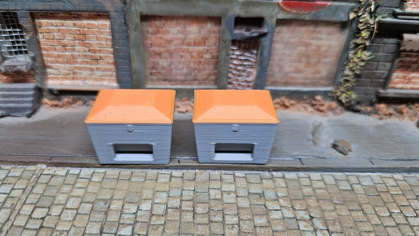 2x Streugutbehälter Streusandkisten Streusalzkasten