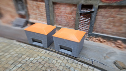 2x Streugutbehälter Streusandkisten Streusalzkasten