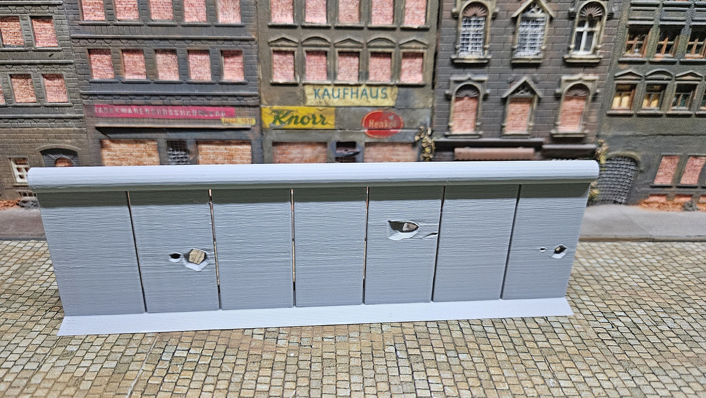 Betonwand "Berliner Mauer" 1 Segment oder Set optional bemalt