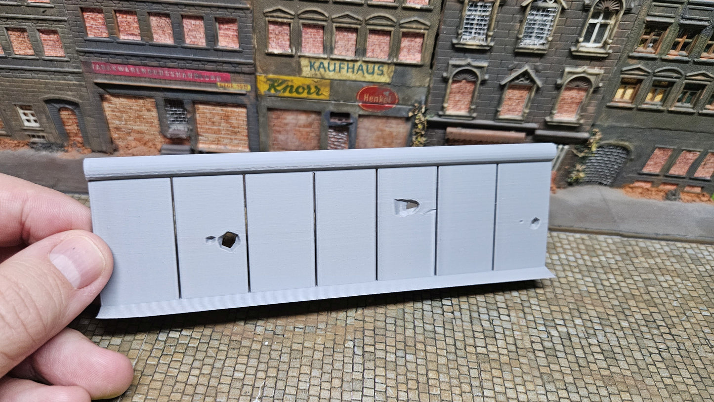 Betonwand "Berliner Mauer" 1 Segment oder Set optional bemalt