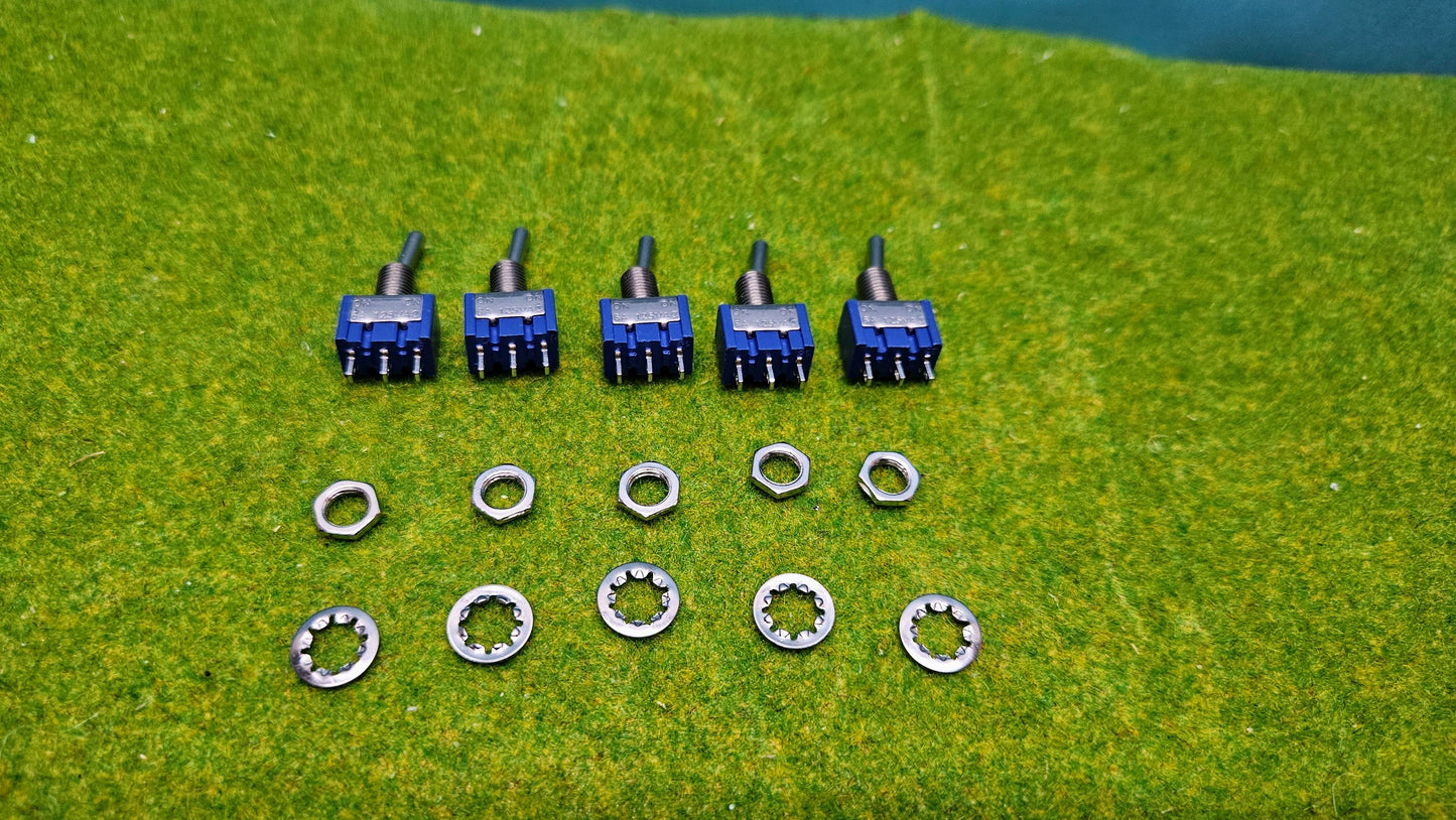 Miniatur Kippschalter Schalter 3-Pin EIN/AUS EIN/EIN Schaltung
