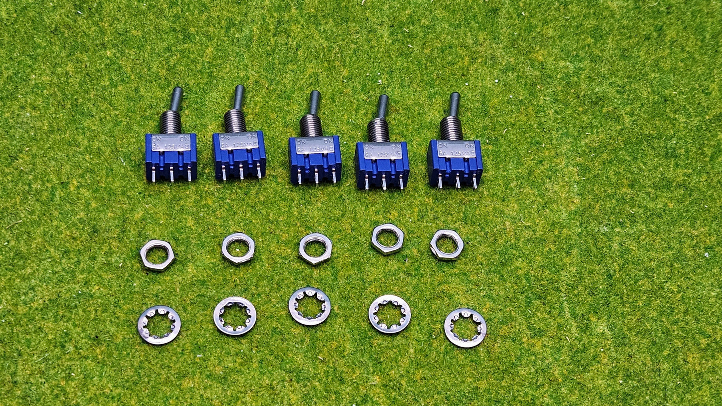 Miniatur Kippschalter Schalter 3-Pin EIN/AUS EIN/EIN Schaltung