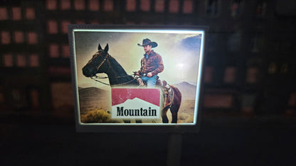 Beleuchtetes Werbedisplay Werbetafel Werbemonitor inkl. LED