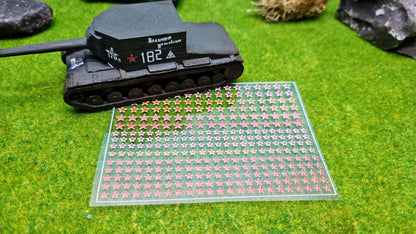 RU WW2 Decals Russland Aufkleber für Panzer Fahrzeuge etc. 1/100 1/87 1/72 1/64
