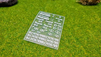 RU WW2 Decals Russland Aufkleber für Panzer Fahrzeuge etc. 1/100 1/87 1/72 1/64