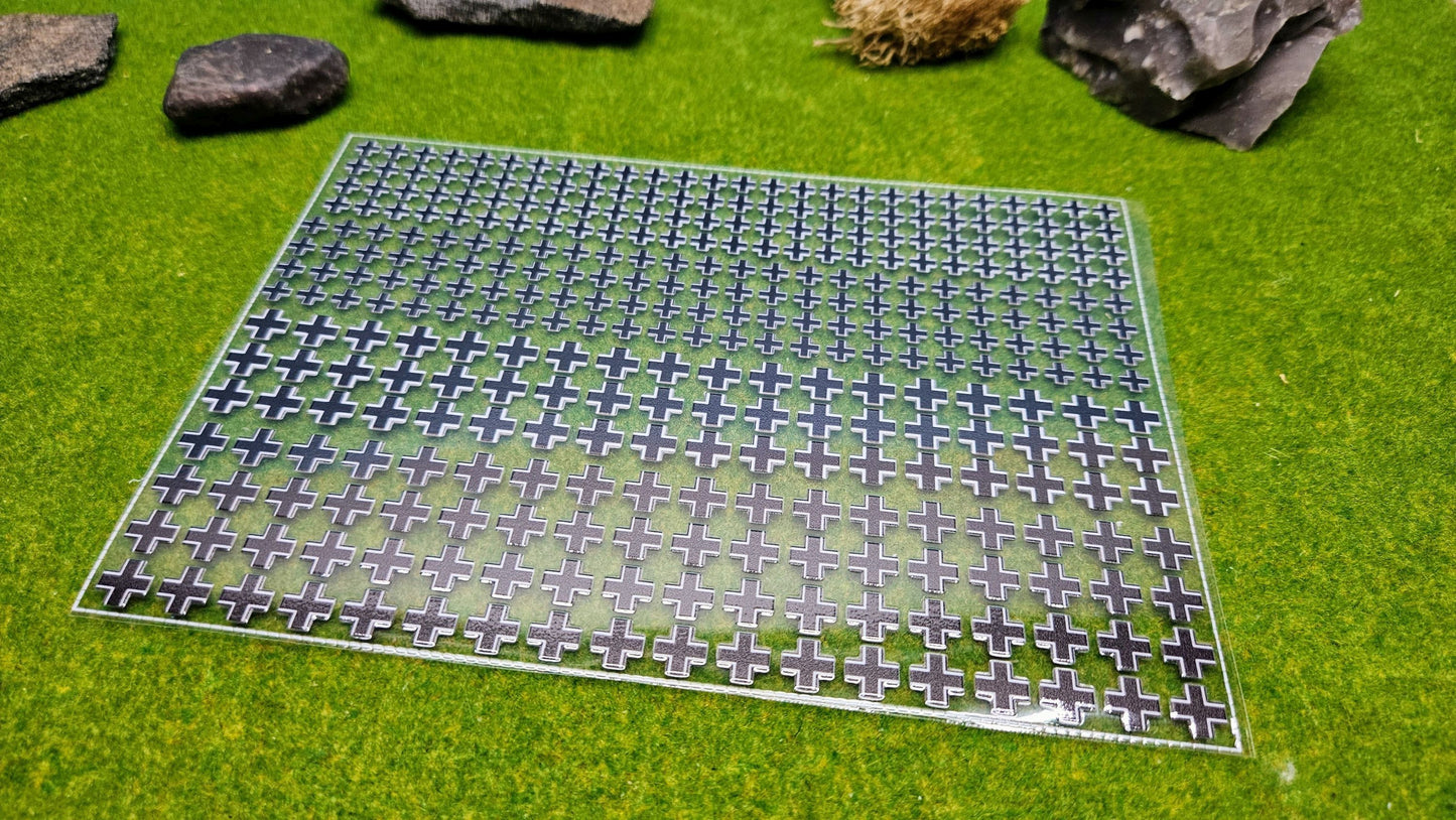 Balkenkreuze Decals "Wehrmacht" Aufkleber für Panzer, Fahrzeuge 1/72 1/56 1/48