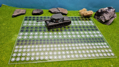 USA Decals Aufkleber "Stars" für Maßstab 1/72 1/64 1/56 1/48 1/43 1/35