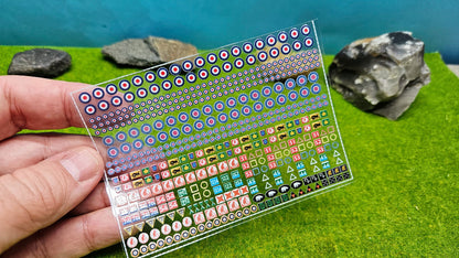 GB Decals "Normandie" + "Africa Corps" Aufkleber für Panzer etc. 1/100 1/87 1/72