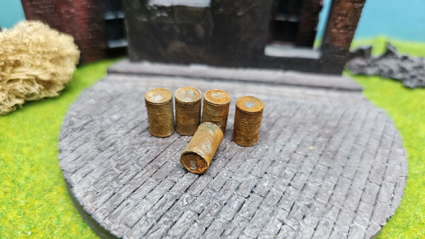 Fässer als Ladegut, für Schrottplatz - ggf. rostig