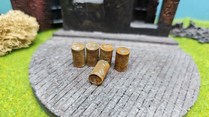 Fässer als Ladegut, für Schrottplatz - ggf. rostig