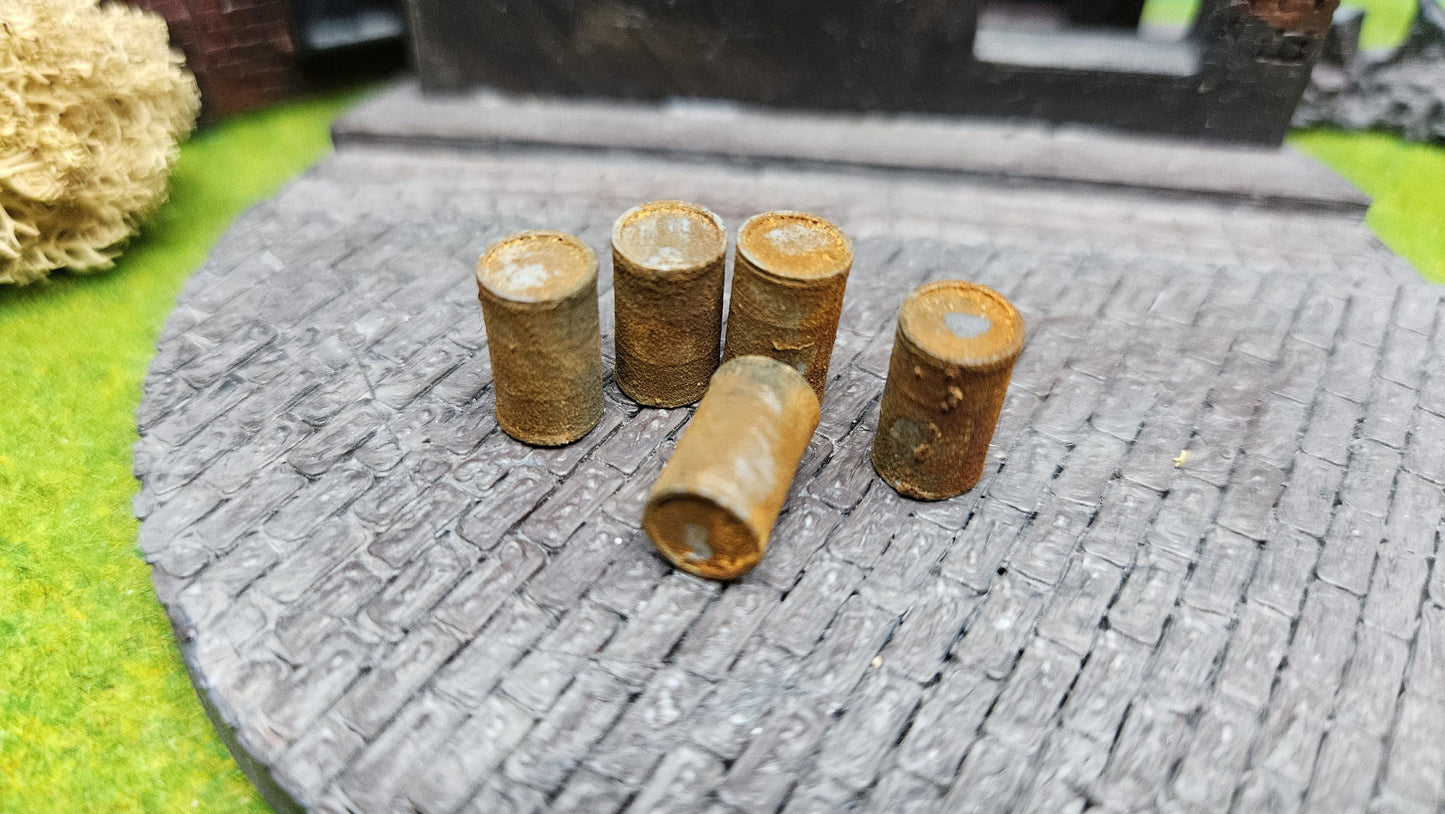 Fässer als Ladegut, für Schrottplatz - ggf. rostig