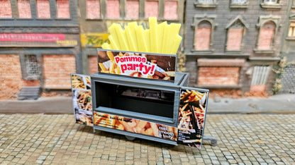 Kirmesbude Pommes Bude Kirmes Stand Fritten