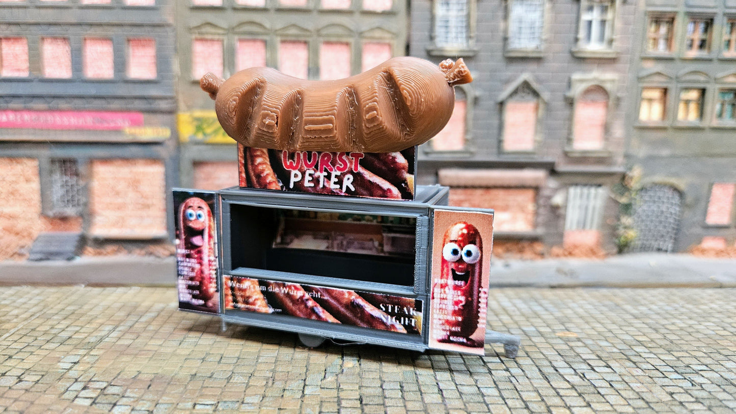 Kirmesbude "Wurst Peter" Bratwurst Bude Kirmes Stand