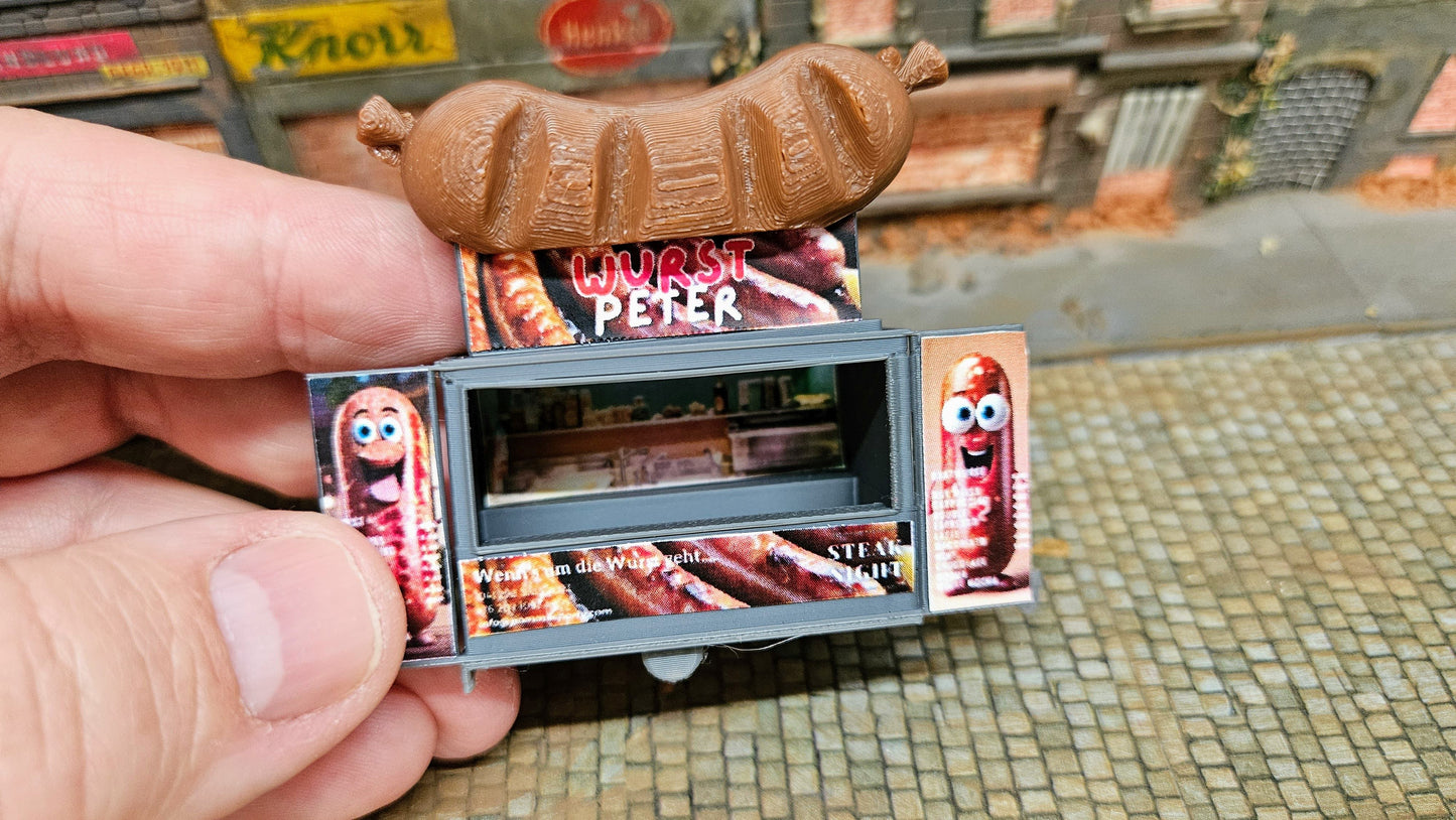 Kirmesbude "Wurst Peter" Bratwurst Bude Kirmes Stand