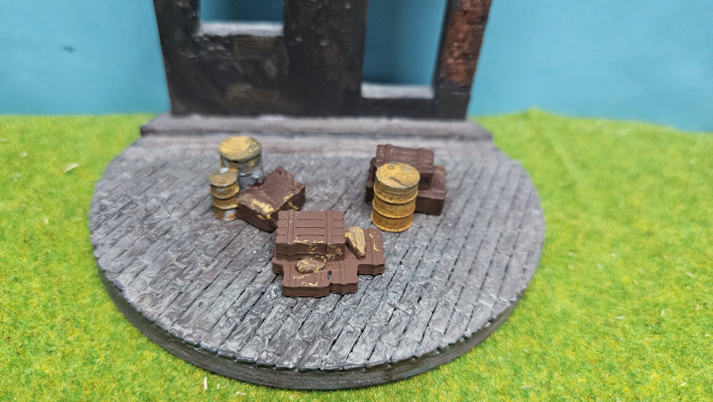 Ladegut für Militär Fahrzeuge WW2 Kisten, Fässer etc.