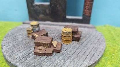 Ladegut für Militär Fahrzeuge WW2 Kisten, Fässer etc.