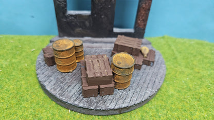 Ladegut für Militär Fahrzeuge WW2 Kisten, Fässer etc.