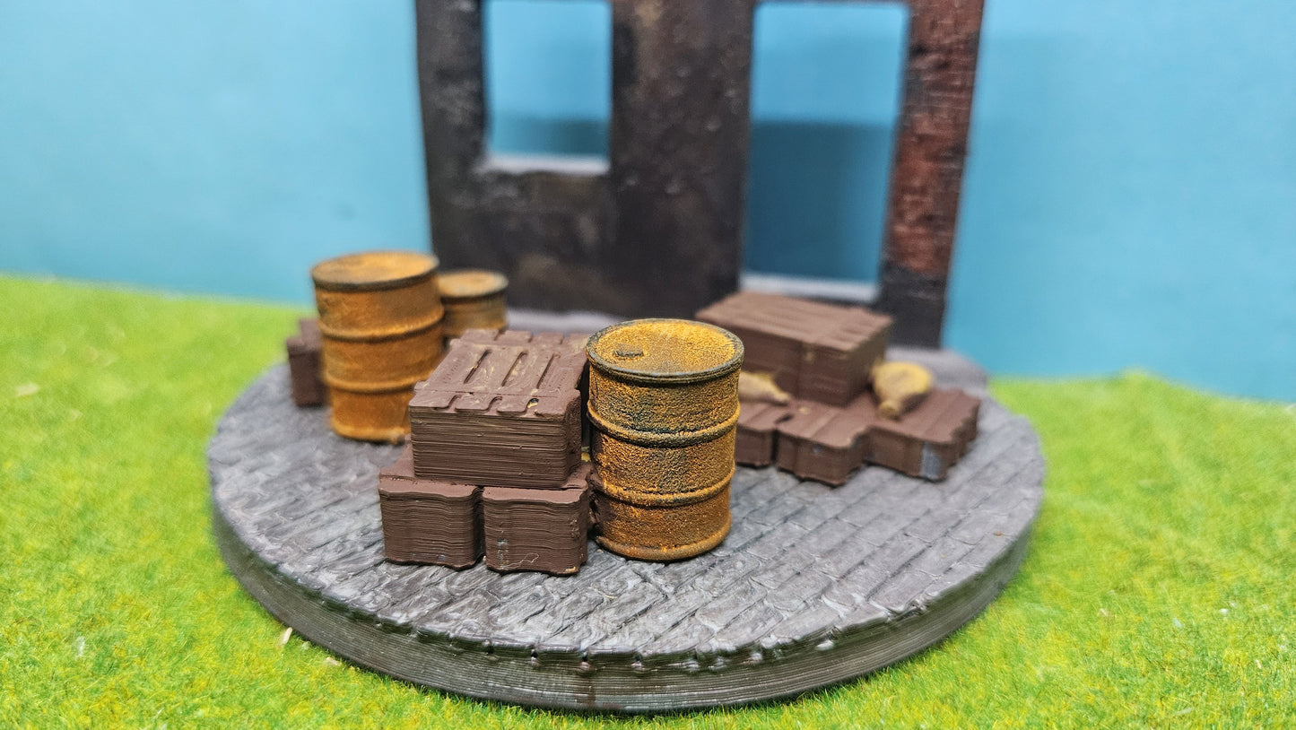 Ladegut für Militär Fahrzeuge WW2 Kisten, Fässer etc.