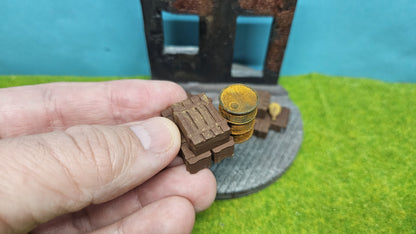 Ladegut für Militär Fahrzeuge WW2 Kisten, Fässer etc.