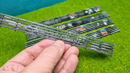 1 oder 5 Stück "Graffiti" Sichtschutzzaun Bahnaberrung Beton Elemente