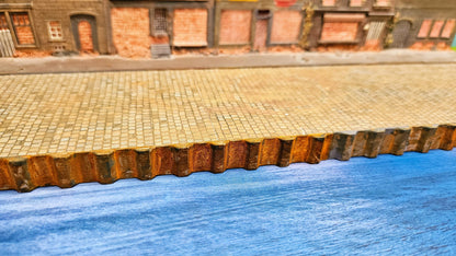 Spundwände für Hafengebiet oder Baustelle – unbemalt oder Rostlook