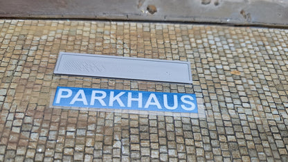 Parkhausschilder für H0 (1:87) - diverse Variante verfügbar