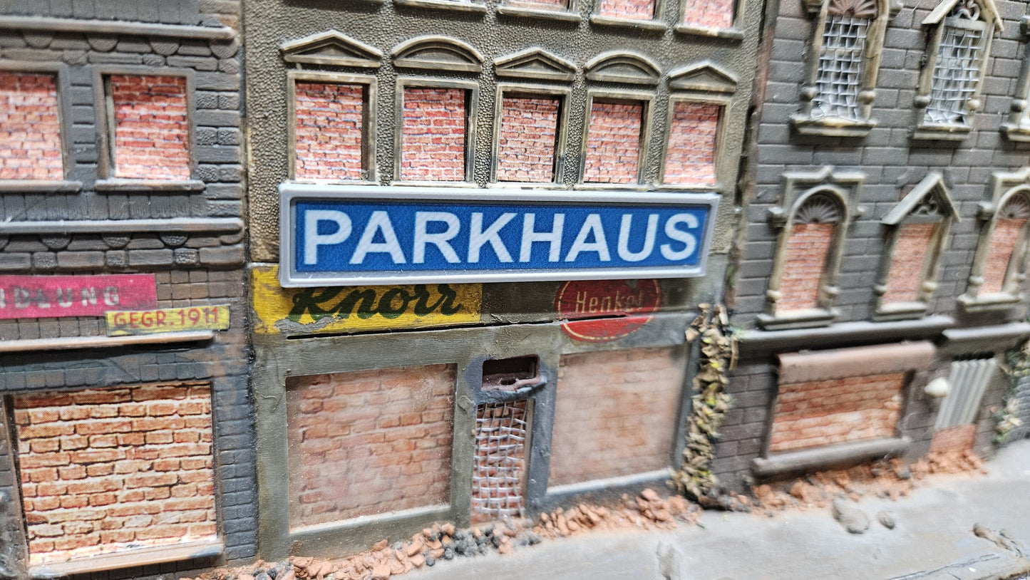 Parkhausschilder für H0 (1:87) - diverse Variante verfügbar