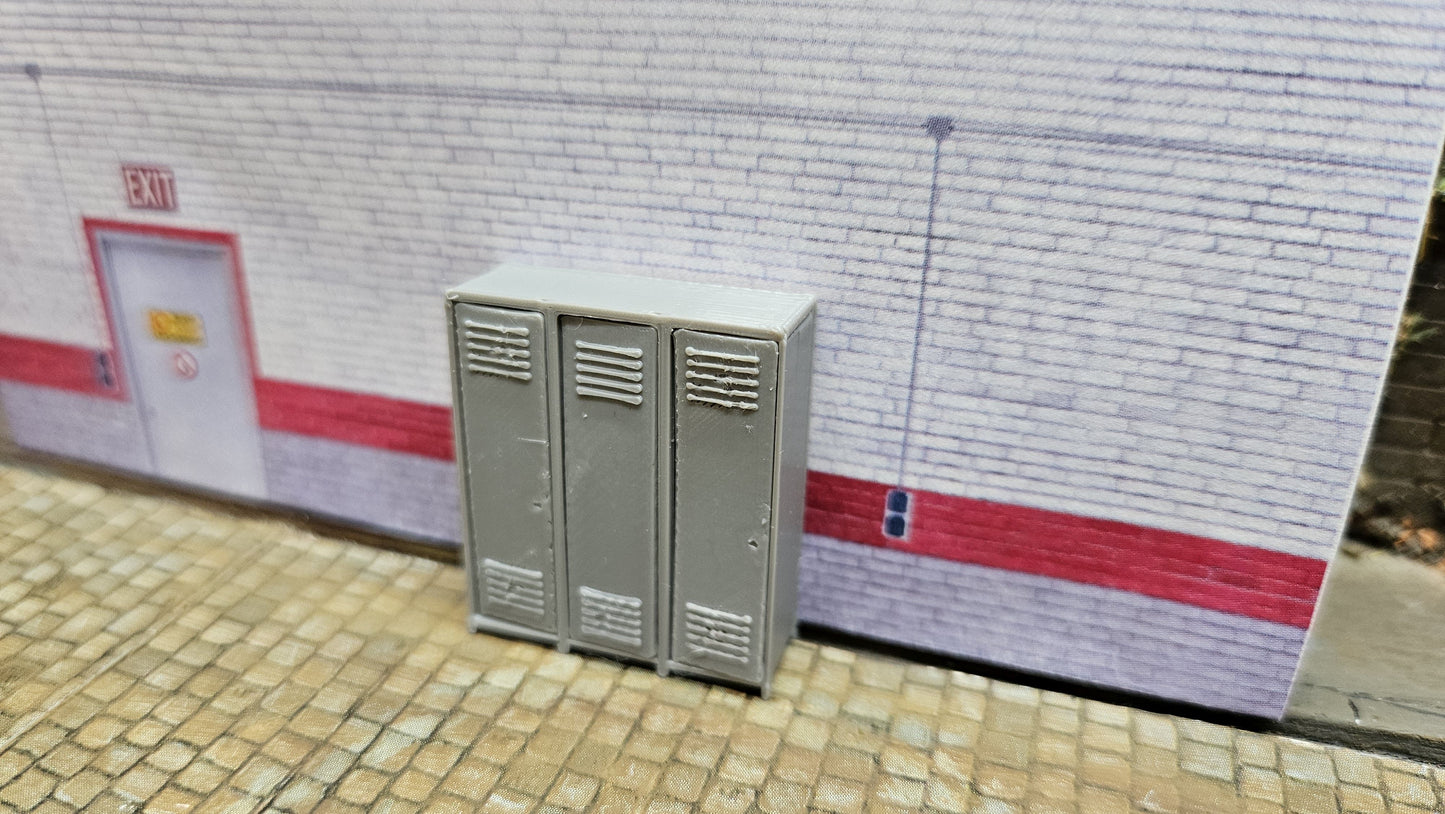 3er oder 2er Spind - Ideal für Garage, Werkstatt, Feuerwehr uvm.