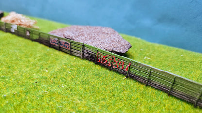 1 oder 5 Stück "Graffiti" Sichtschutzzaun Bahnaberrung Beton Elemente