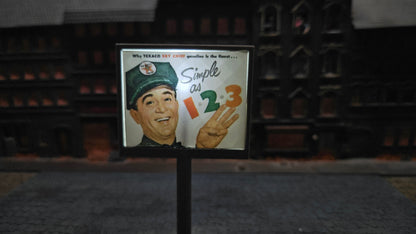 Beleuchtetes Werbedisplay Werbetafel Werbemonitor inkl. LED