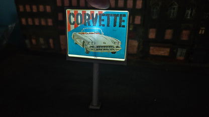 Beleuchtetes Werbedisplay Werbetafel Werbemonitor inkl. LED