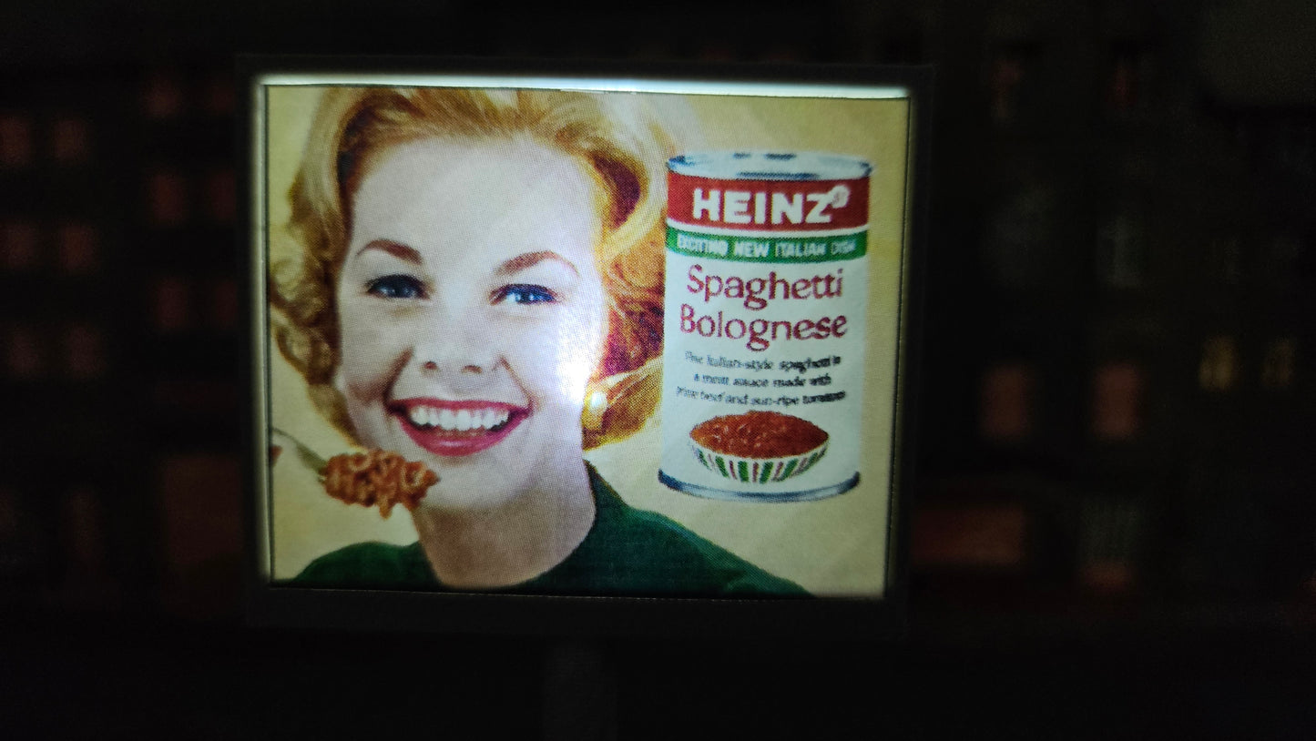 Beleuchtetes Werbedisplay Werbetafel Werbemonitor inkl. LED