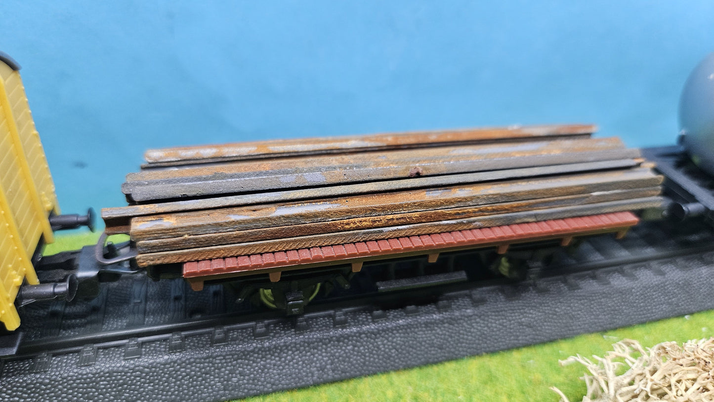 20x Ladegut Industrie Stahlträger "klein" - optional rostig bemalt