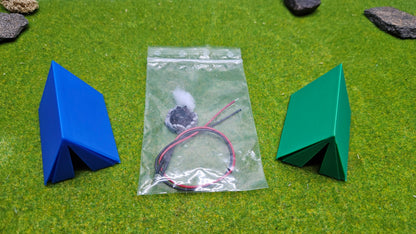 Campingplatz-Set Spur 0 (1:45) – 2 Zelte mit Lagerfeuer & Feuer-LED