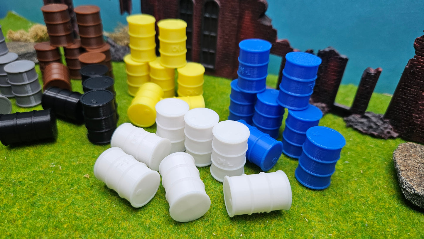 200L Ölfässer in verschiedenen Farben und Stückzahlen