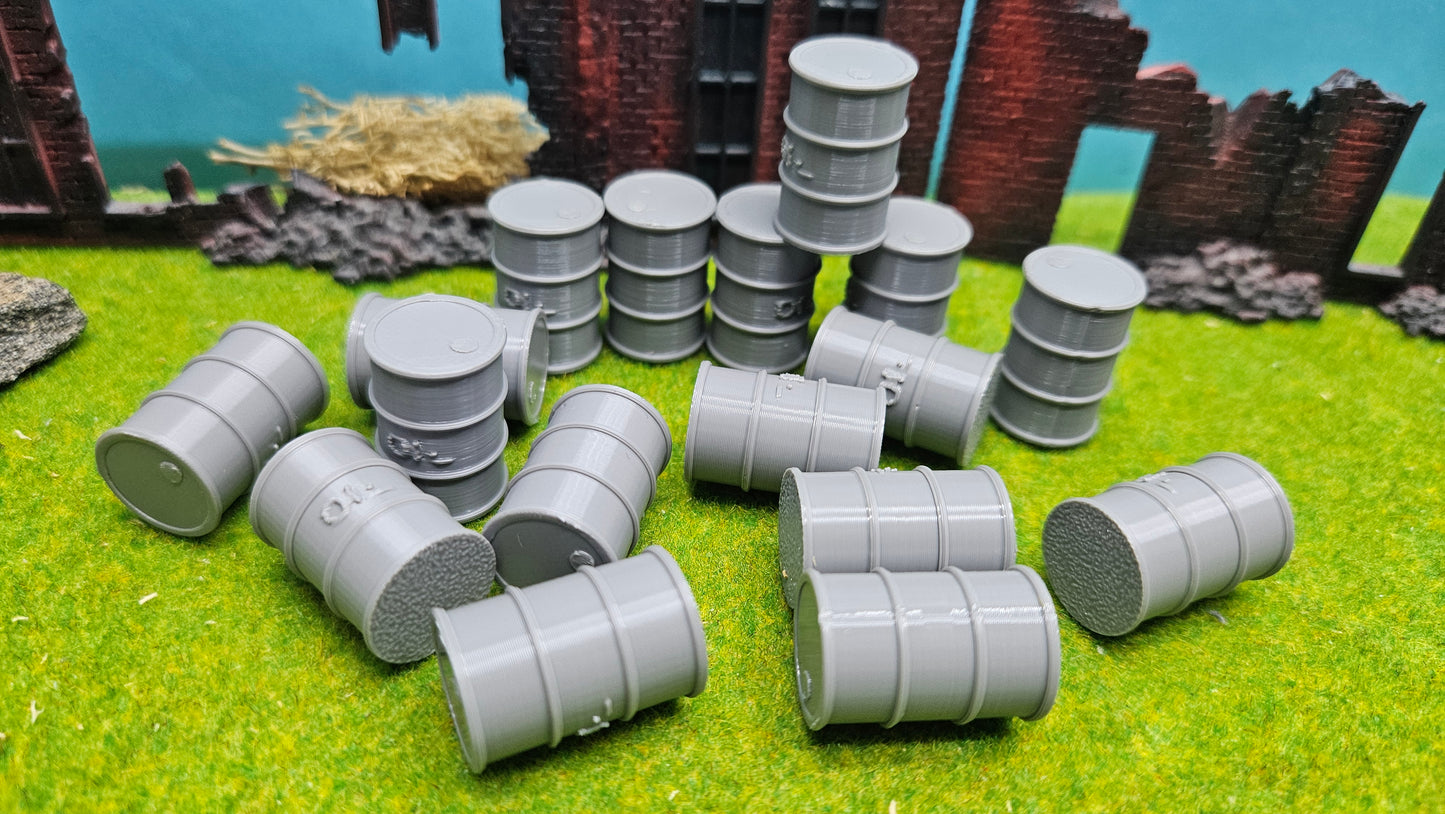 200L Ölfässer in verschiedenen Farben und Stückzahlen