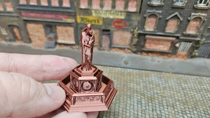 Brunnen "Maria" Denkmal Bronze Kupfer - Spur H0 (1:87) oder Spur N (1:160)