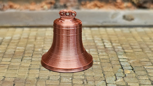 Alte Kupfer Glocke H0 Kirchenglocke - Spur H0 (1:87)