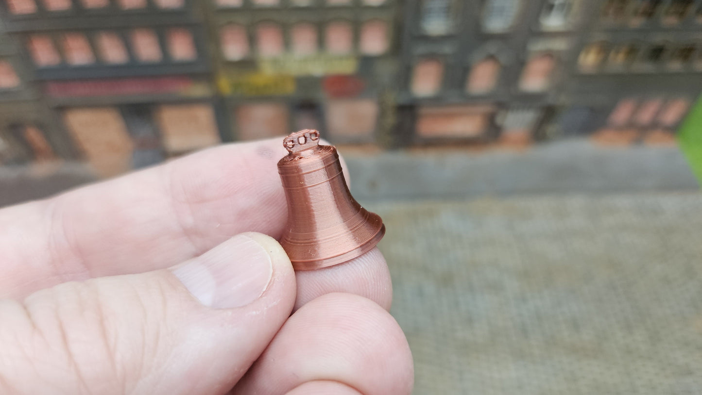 Alte Kupfer Glocke H0 Kirchenglocke - Spur H0 (1:87)