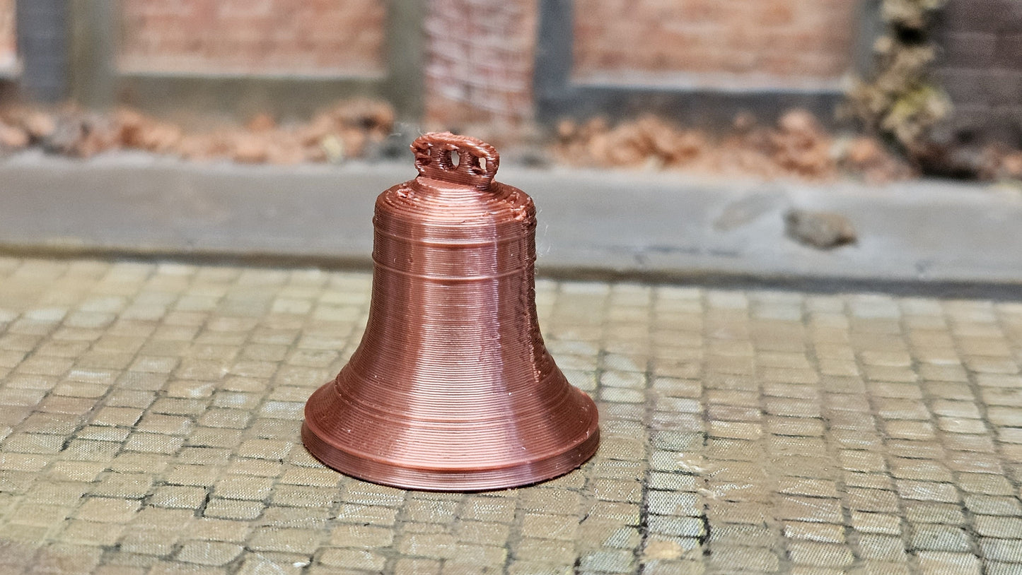 Alte Kupfer Glocke H0 Kirchenglocke - Spur H0 (1:87)