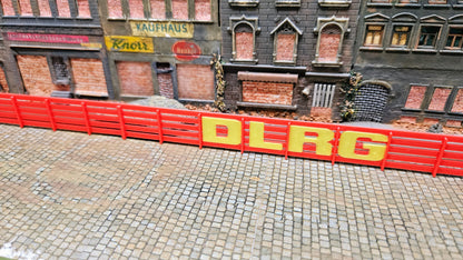 Sichtschutzzaun Feuerwehr, DLRG, THW Zaunelement mit und ohne Schriftzug