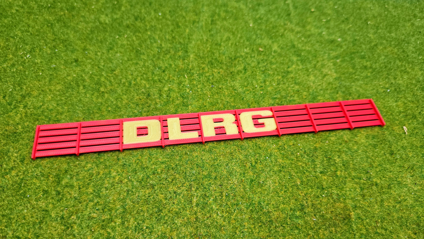 Sichtschutzzaun Feuerwehr, DLRG, THW Zaunelement mit und ohne Schriftzug