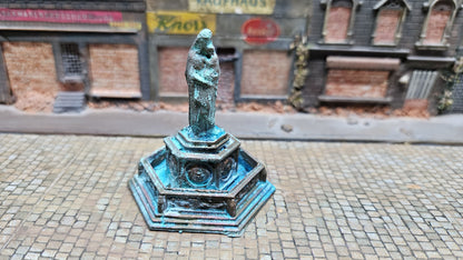 Brunnen "Maria" Denkmal Bronze Kupfer - Spur H0 (1:87) oder Spur N (1:160)