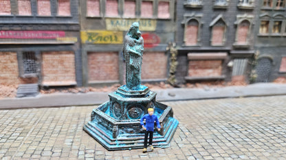 Brunnen "Maria" Denkmal Bronze Kupfer - Spur H0 (1:87) oder Spur N (1:160)