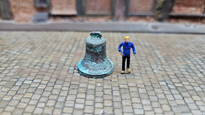 Alte Kupfer Glocke H0 Kirchenglocke - Spur H0 (1:87)