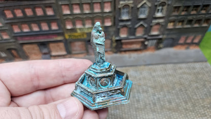 Brunnen "Maria" Denkmal Bronze Kupfer - Spur H0 (1:87) oder Spur N (1:160)