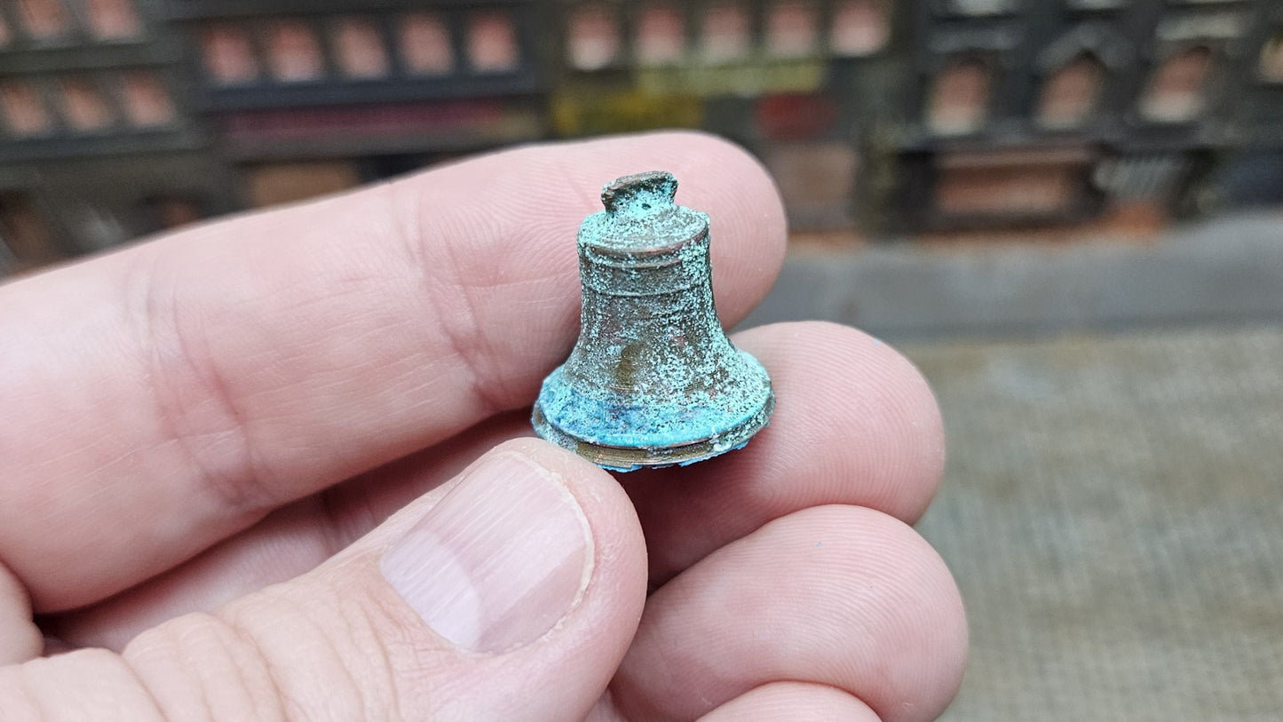 Alte Kupfer Glocke H0 Kirchenglocke - Spur H0 (1:87)